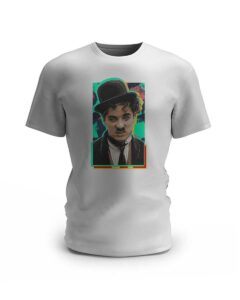 Charlie Chaplin, neon popart